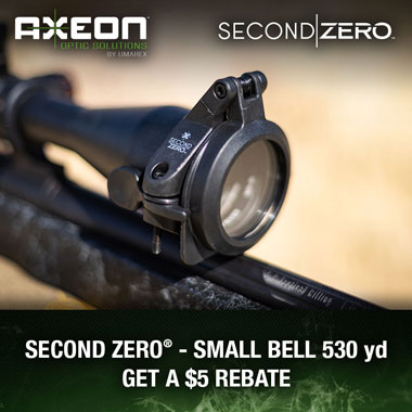 Axeon Second Zero 530 Yard Bell Mount Rebate Offer