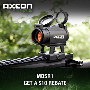 Axeon MDSR1 Micro Dot Site Rebate Offer