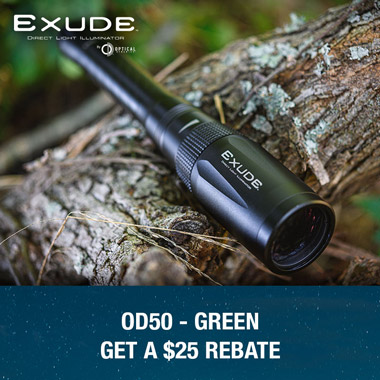 Exude OD50 Illuminator Green Rebate Offer